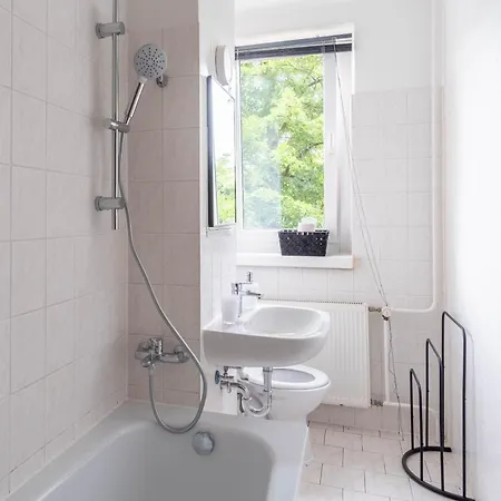 3 Zimmer, Balkon, Einzelbetten, Kueche Magdeburgo Exterior foto
