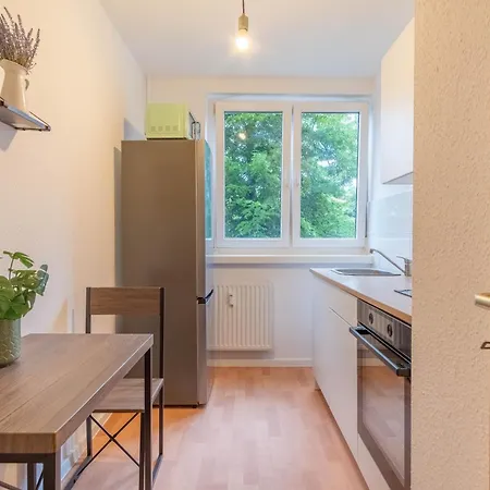 3 Zimmer, Balkon, Einzelbetten, Kueche Magdeburgo Exterior foto