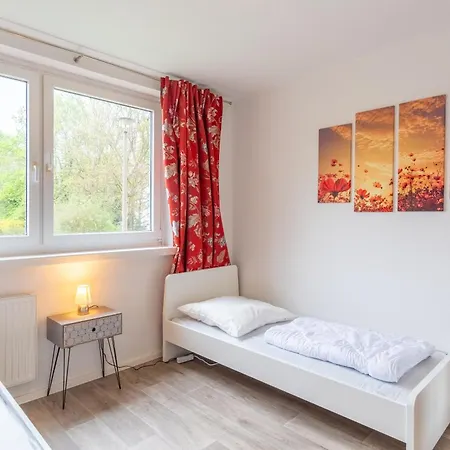 3 Zimmer, Balkon, Einzelbetten, Kueche Magdeburgo Exterior foto